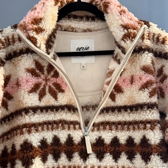 Aerie Women's Half Zip Fleece - Picture 5 of 6